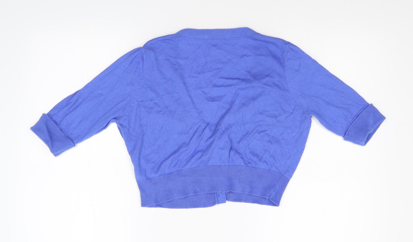 Marks & Spencer Womens Blue  Knit Cardigan Jumper Size 12