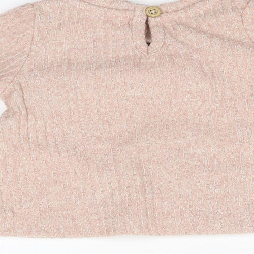 Matalan Baby Pink   Basic T-Shirt Size 0-3 Months