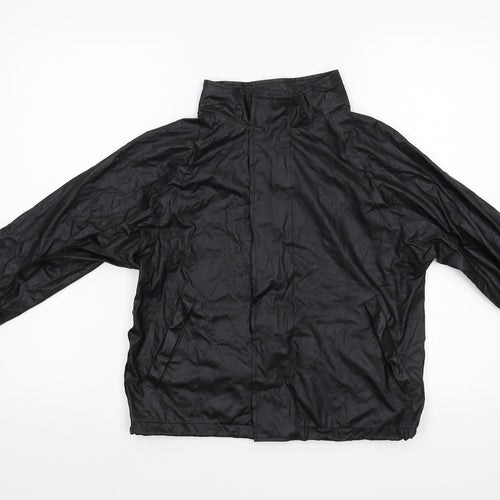 Outdoor Fun Boys Black   Jacket  Size 8-9 Years