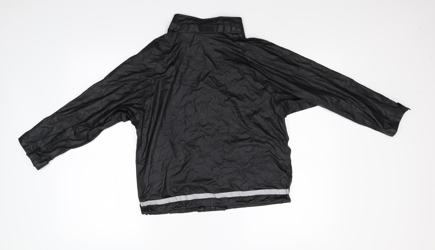 Outdoor Fun Boys Black   Jacket  Size 8-9 Years