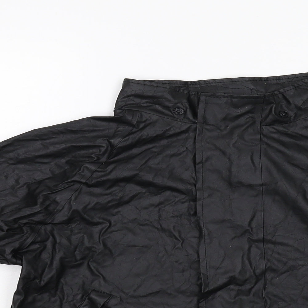 Outdoor Fun Boys Black   Jacket  Size 8-9 Years