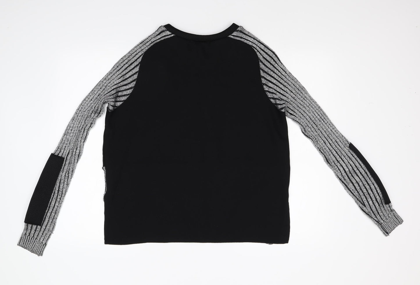 Zara Womens Black  Knit Pullover Jumper Size M