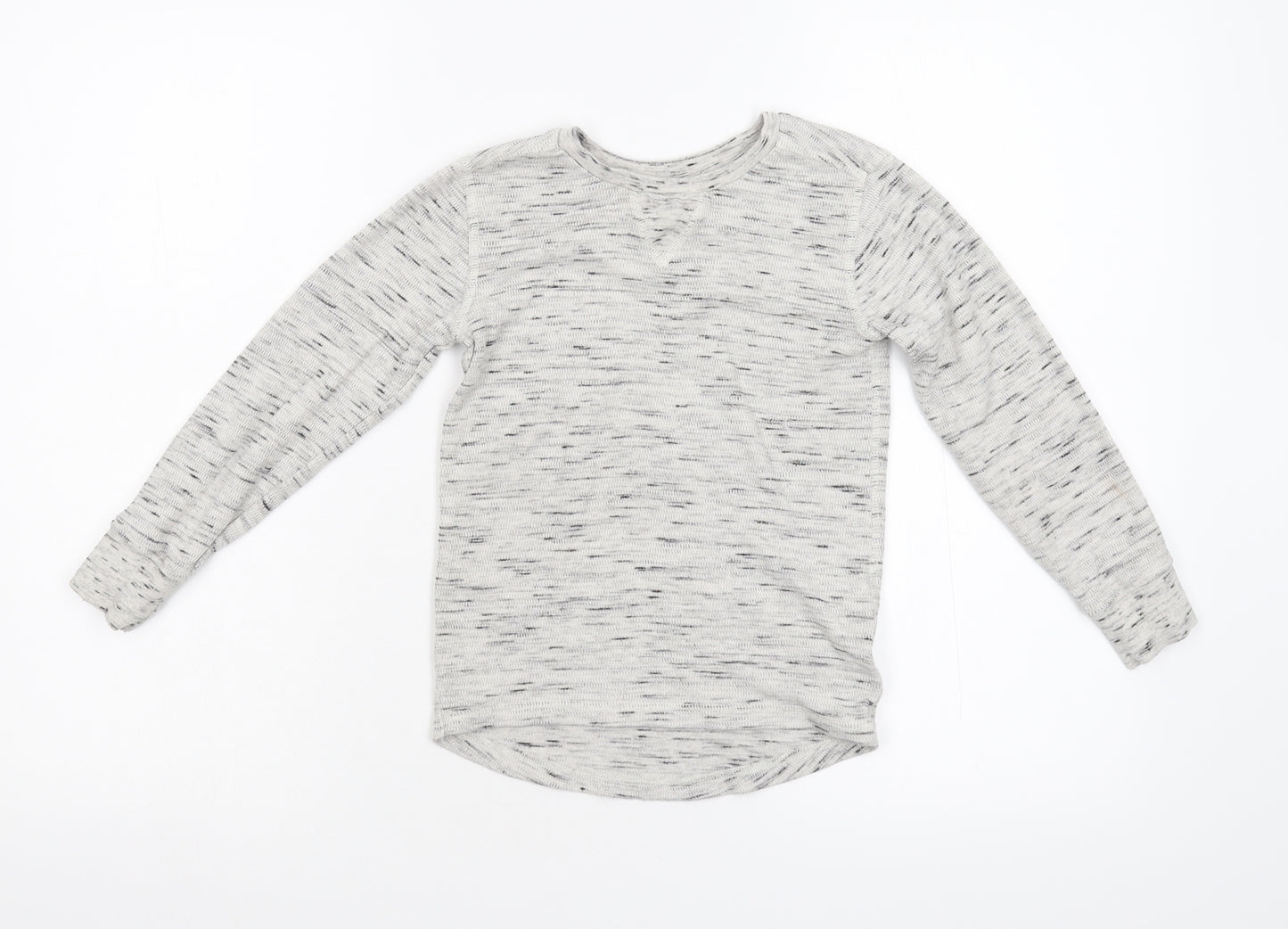 NEXT Boys Grey  Knit Pullover Jumper Size 6 Years