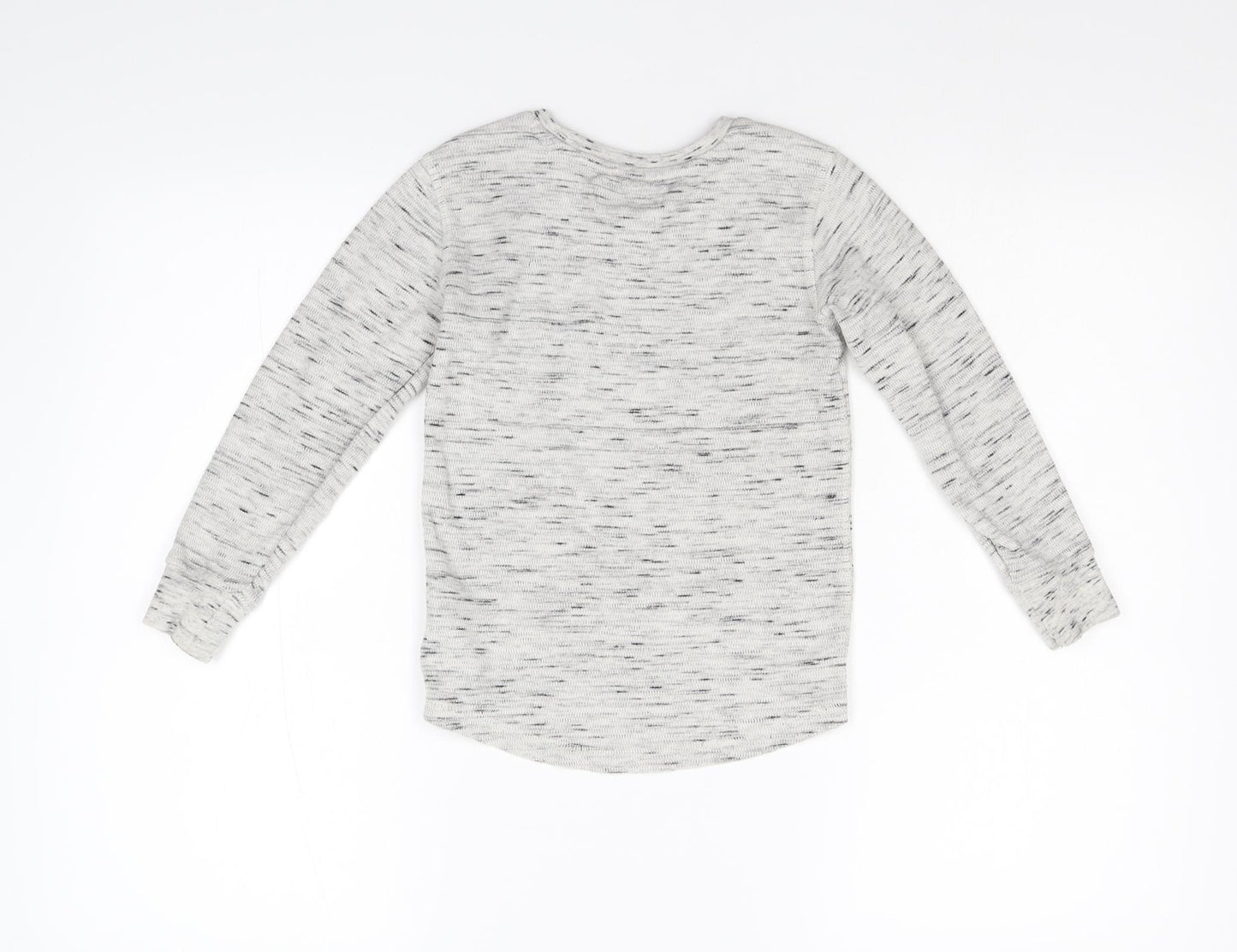 NEXT Boys Grey  Knit Pullover Jumper Size 6 Years