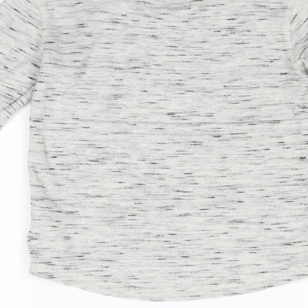 NEXT Boys Grey  Knit Pullover Jumper Size 6 Years