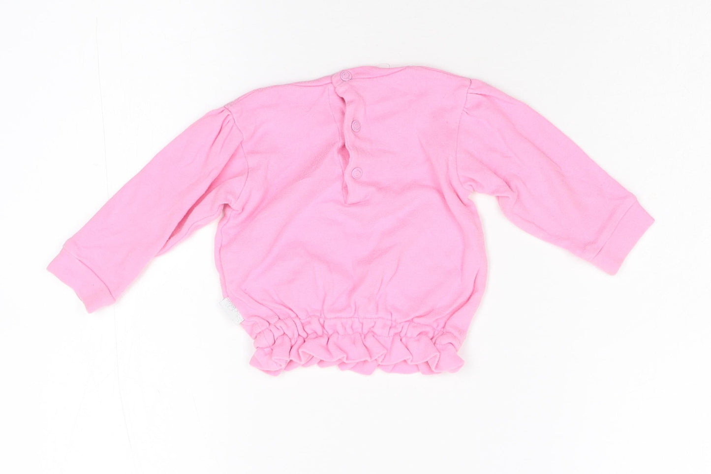 Pastello Baby Pink   Basic T-Shirt Size 6-9 Months