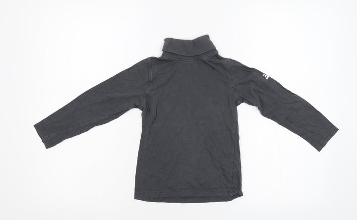 BSTR73 Boys Grey Basic T-Shirt Size 5 Years