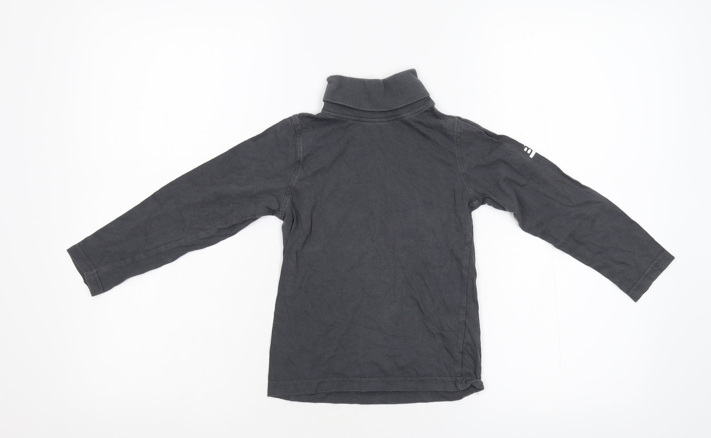 BSTR73 Boys Grey   Basic T-Shirt Size 5 Years