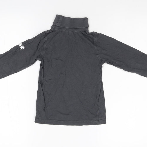 BSTR73 Boys Grey   Basic T-Shirt Size 5 Years