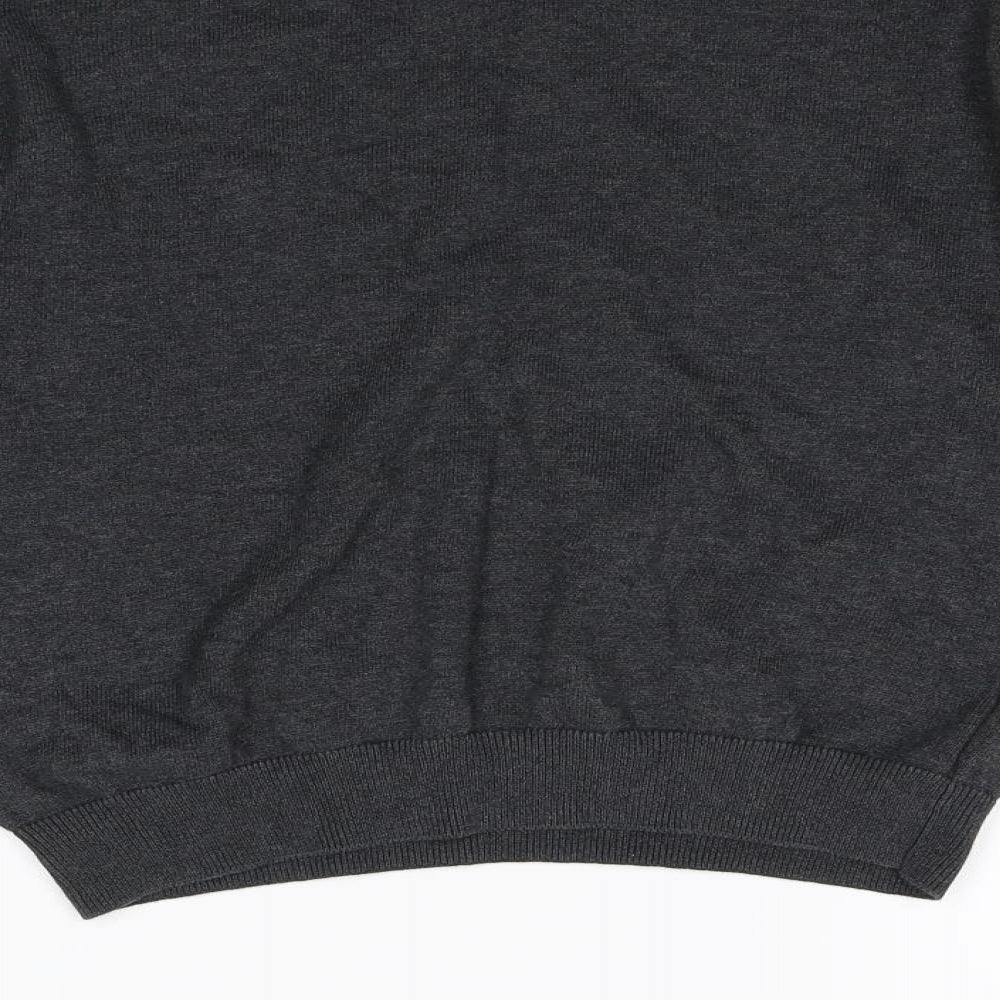 M&S Boys Grey  Knit Pullover Jumper Size 11-12 Years