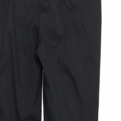 Preworn Womens Black   Trousers  Size 12 L26 in