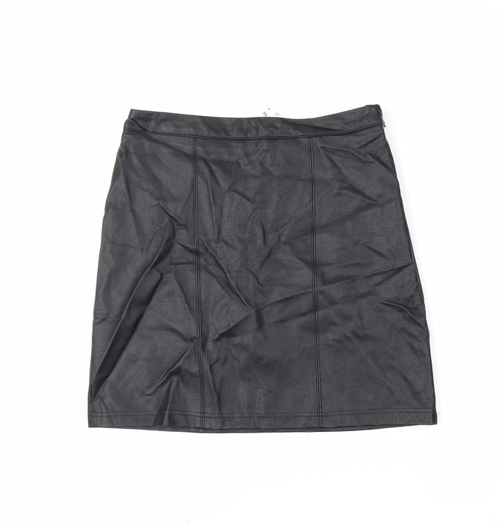 Papaya Womens Black Mini Skirt Size 10