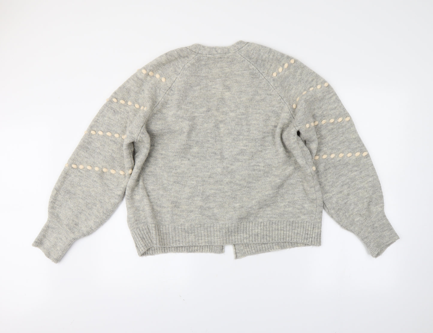 NEXT Womens Grey   Cardigan Jumper Size M