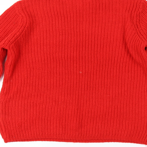 Preworn Womens Red   Pullover Jumper Size M
