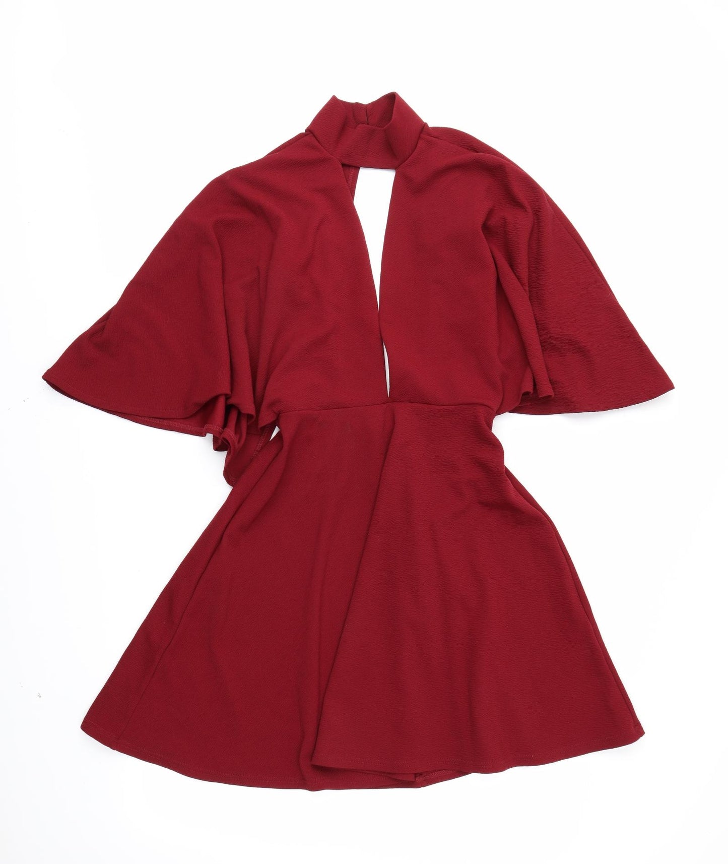 ASOS Womens Red   Skater Dress  Size 10