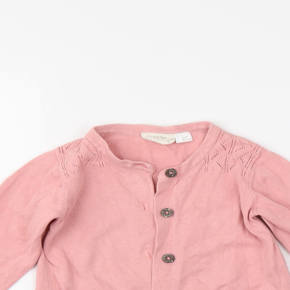 Lupilu Girls Pink   Cardigan Jumper Size 2 Years