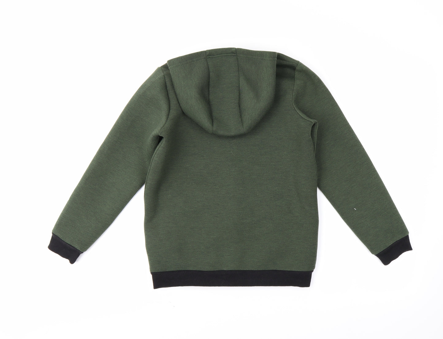 TU Boys Green   Full Zip Hoodie Size 10-11 Years