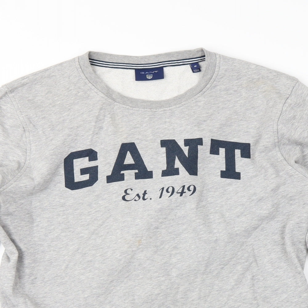 GANT Mens Grey   Pullover Sweatshirt Size M