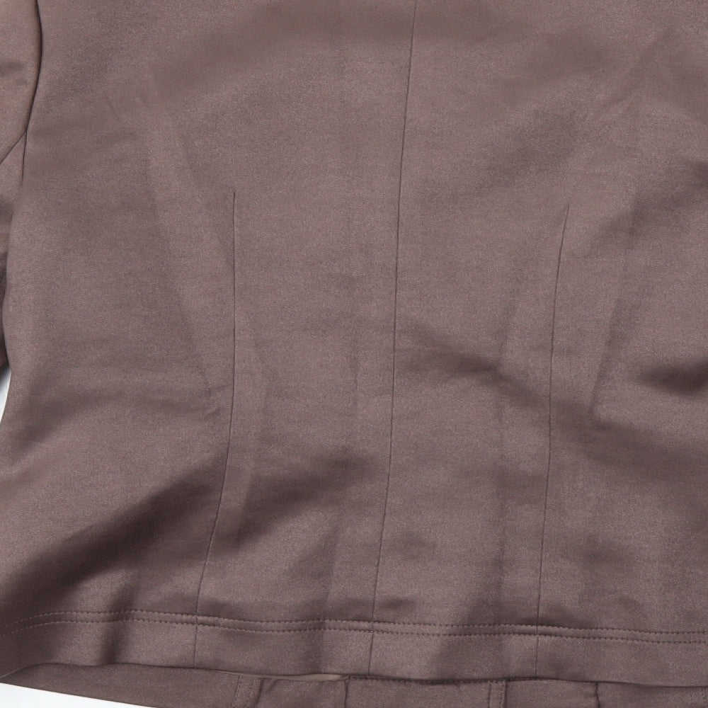 CC Womens Brown   Jacket Coat Size 12