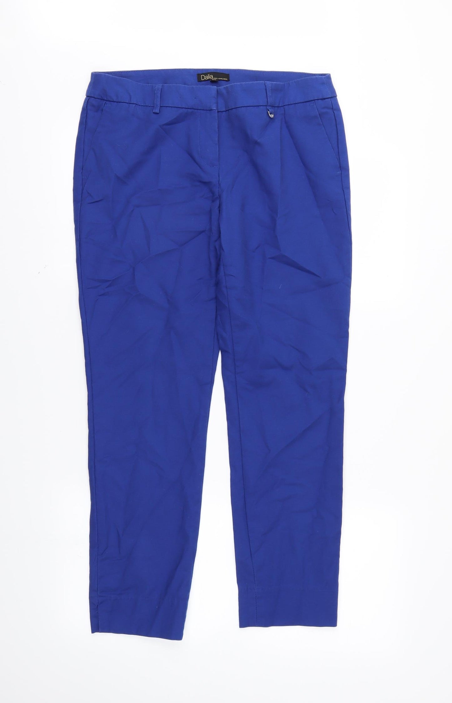 Dalia Womens Blue   Chino Trousers Size 12 L25 in
