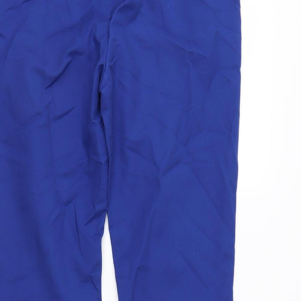 Dalia Womens Blue   Chino Trousers Size 12 L25 in