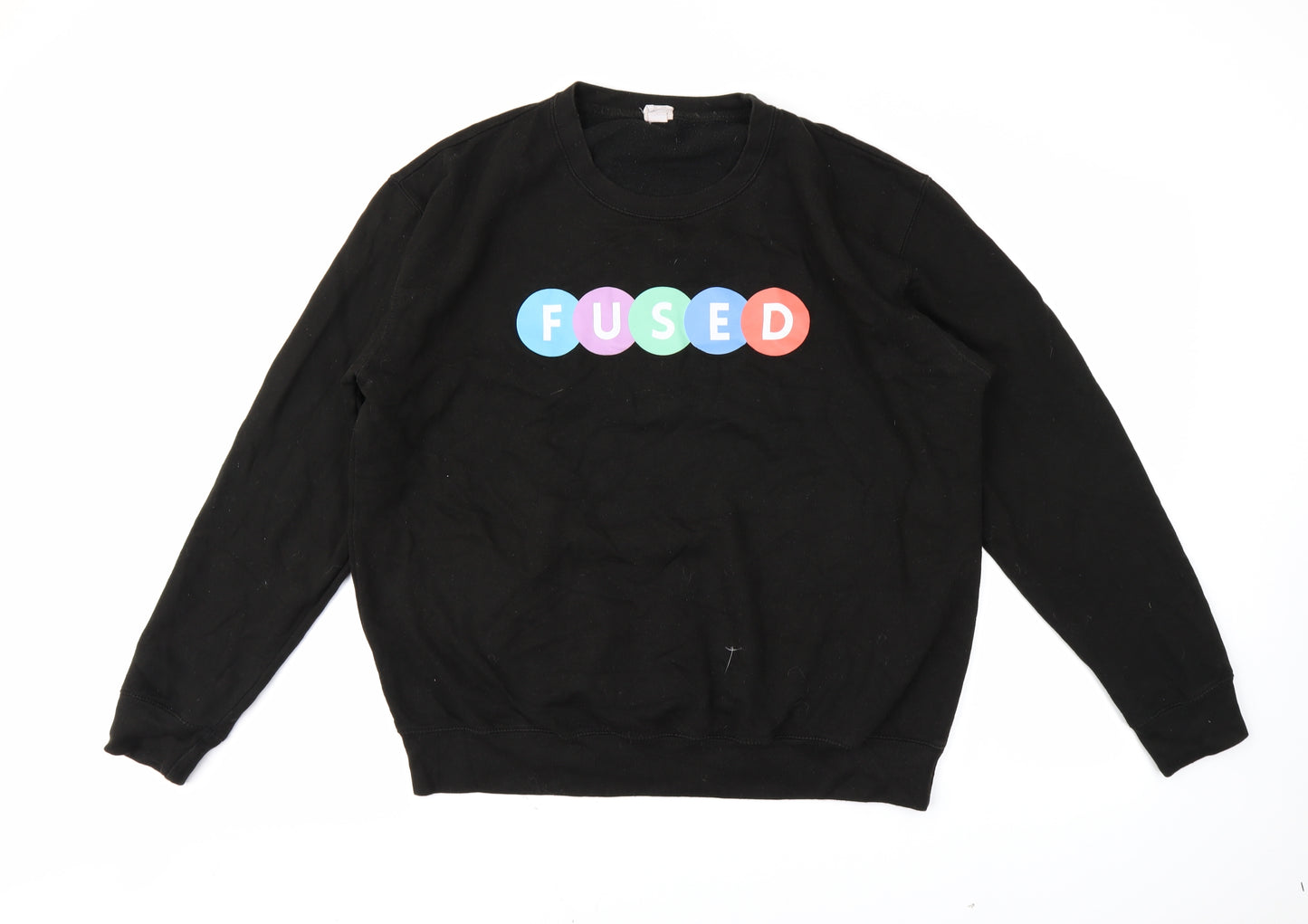 Preworn Womens Black   Pullover Sweatshirt Size M