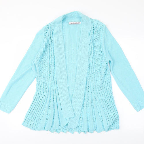 Pure & Natural Womens Blue   Shrug Jumper Size M