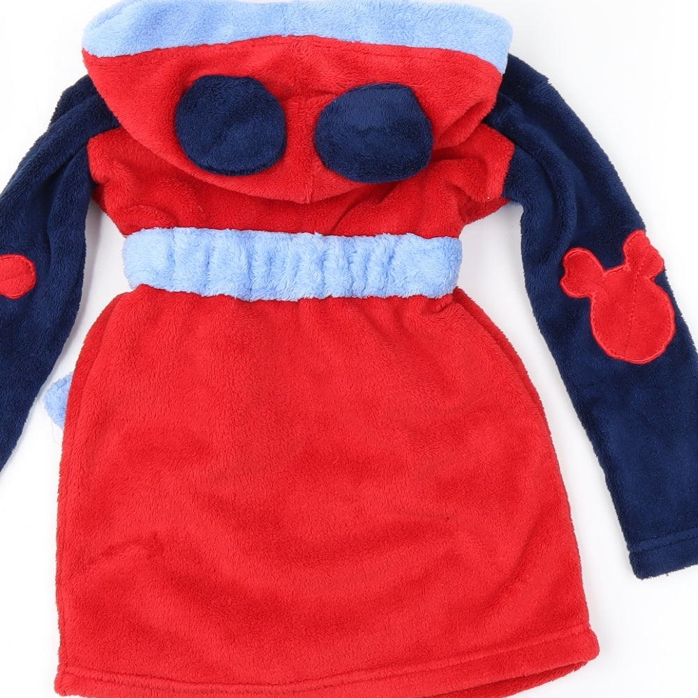 Preworn Boys Blue Solid  Capri Robe Size 18-24 Months