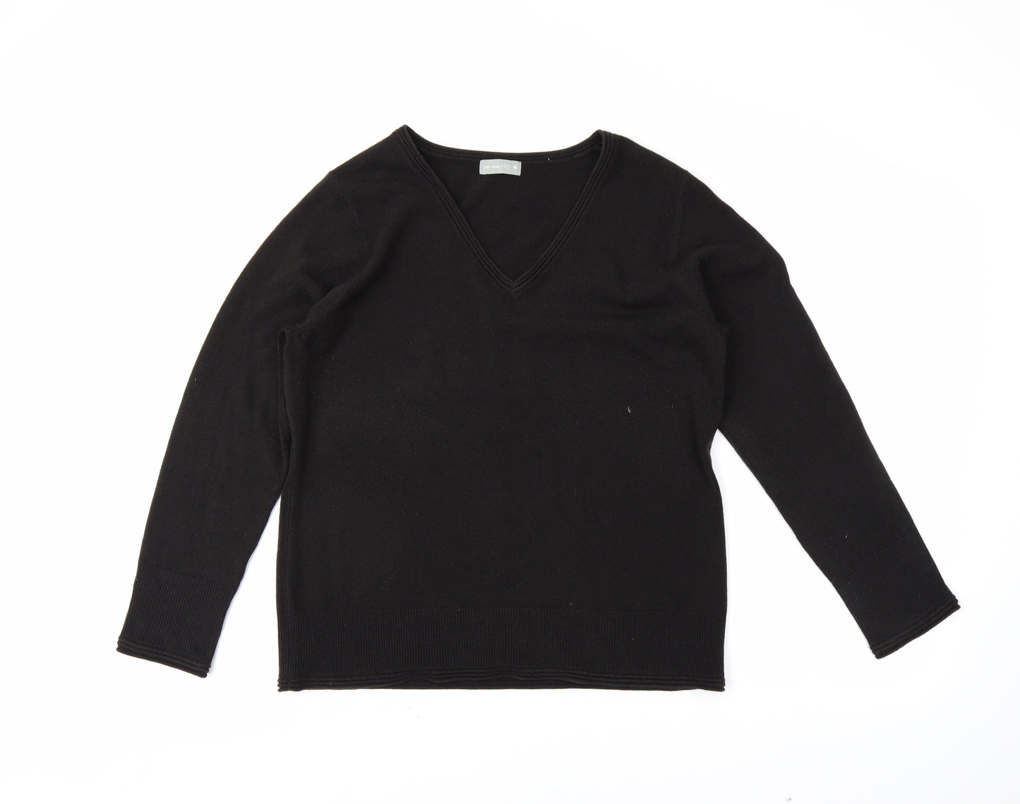 m&s Womens Black   Pullover Jumper Size 18