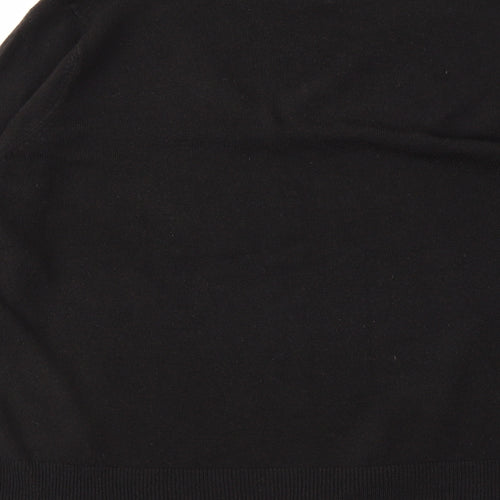 m&s Womens Black   Pullover Jumper Size 18