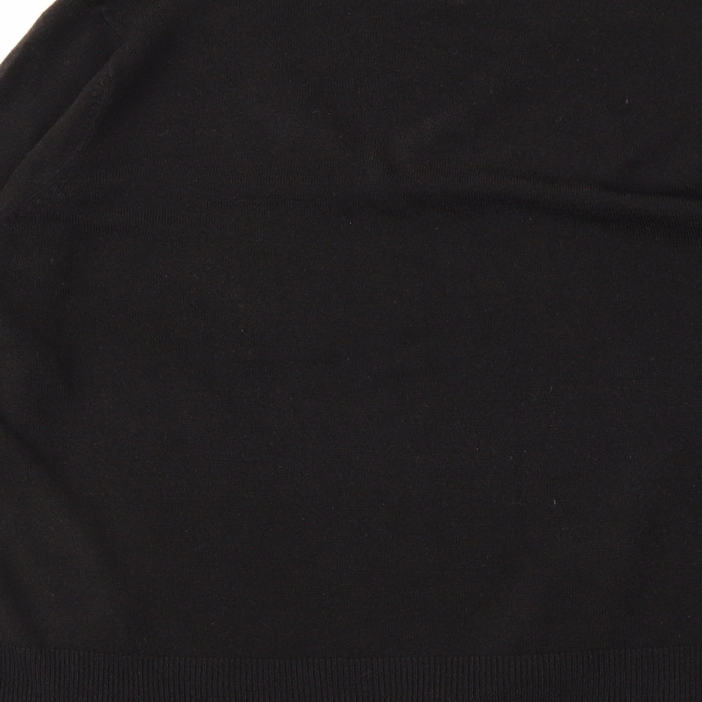 m&s Womens Black   Pullover Jumper Size 18
