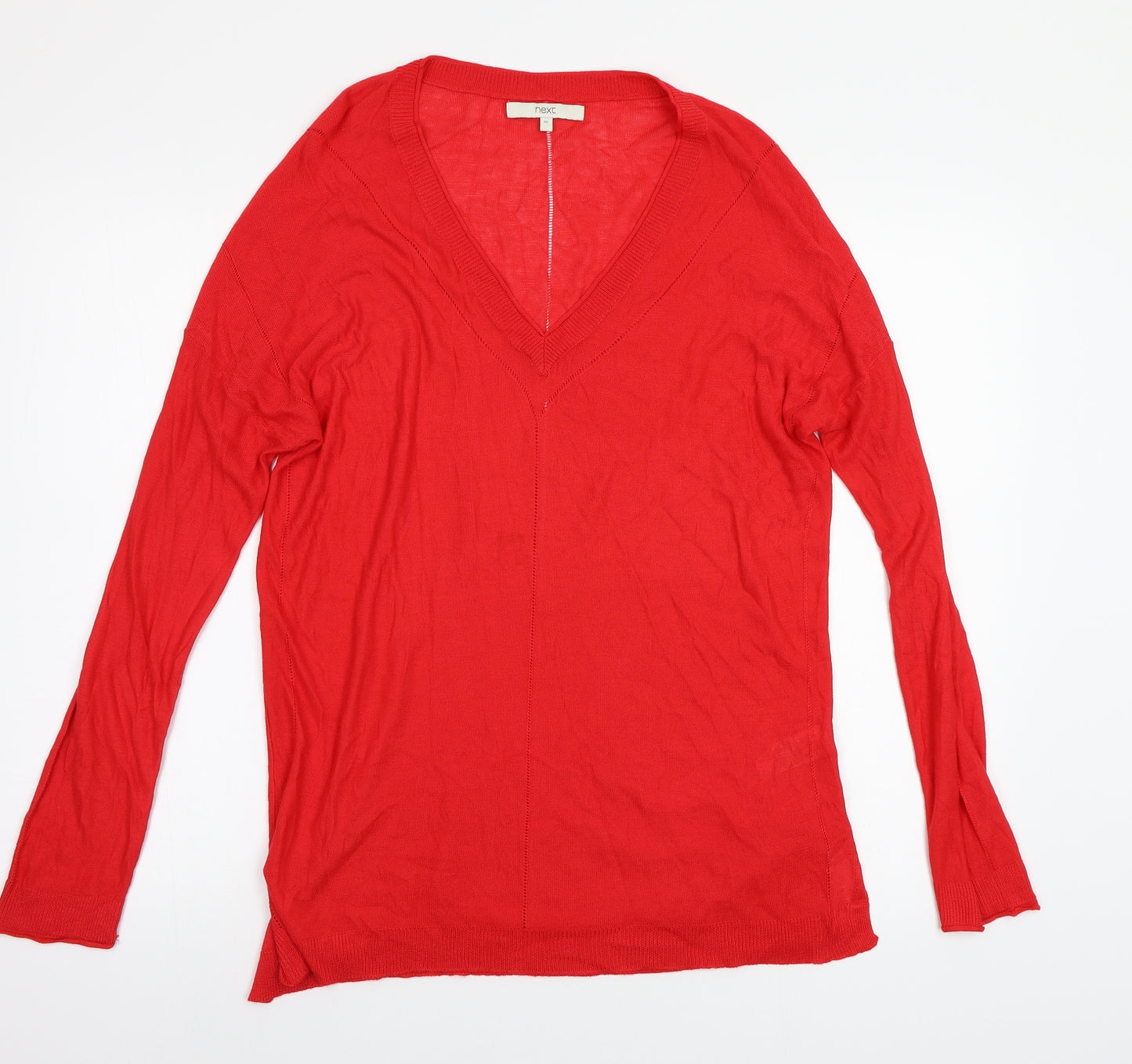 NEXT Womens Purple   Henley Jumper Size 16