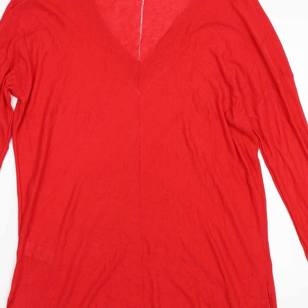 NEXT Womens Purple   Henley Jumper Size 16