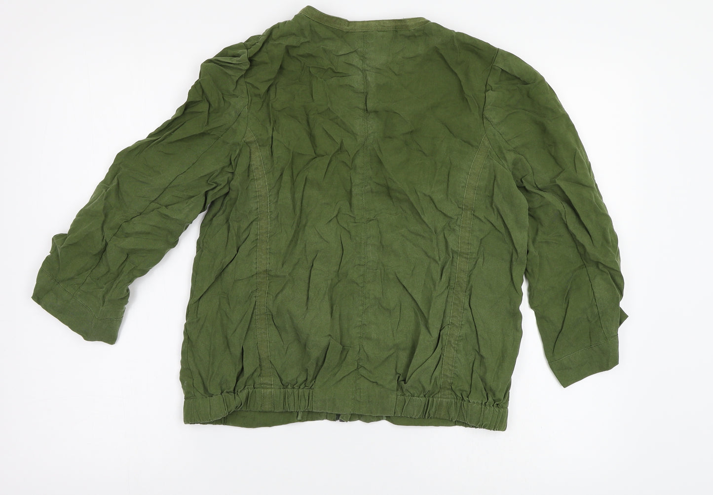 H&M Womens Green   Jacket  Size 6  - studded detail