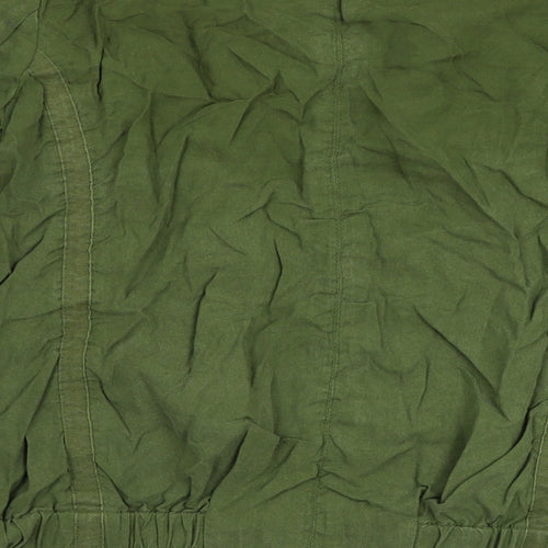 H&M Womens Green   Jacket  Size 6  - studded detail