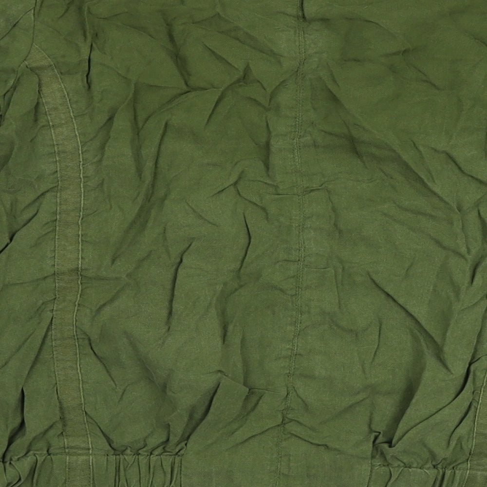 H&M Womens Green   Jacket  Size 6  - studded detail