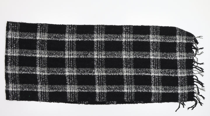 Preworn Womens Black Check   Shawl/Wrap
