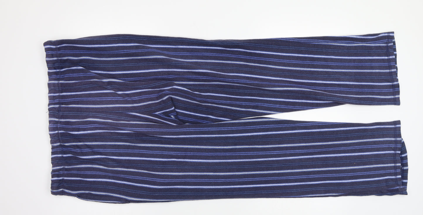 Preworn Mens Blue Striped   Pyjama Pants Size M