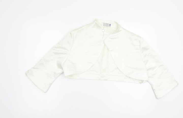 Pearce Fionda Womens White Overcoat Jacket