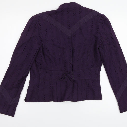 Matthew Williamson Womens Purple   Jacket Blazer Size 10