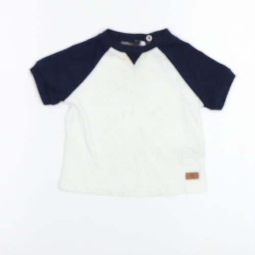 7 For All Mankind Baby  Houndstooth  Pullover T-Shirt Size 18-24 Months