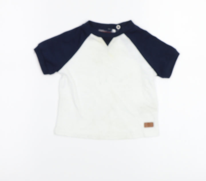 7 For All Mankind Baby  Houndstooth  Pullover T-Shirt Size 18-24 Months