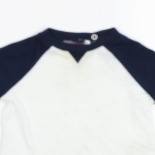 7 For All Mankind Baby  Houndstooth  Pullover T-Shirt Size 18-24 Months