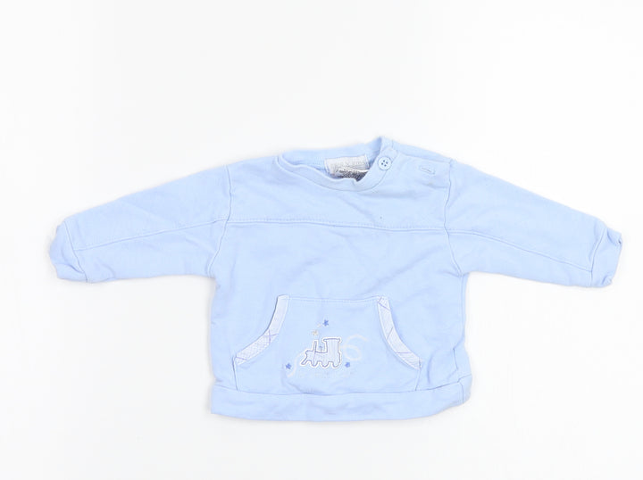 KrisXKids Baby Blue Pullover Jumper Size 0-3 Months