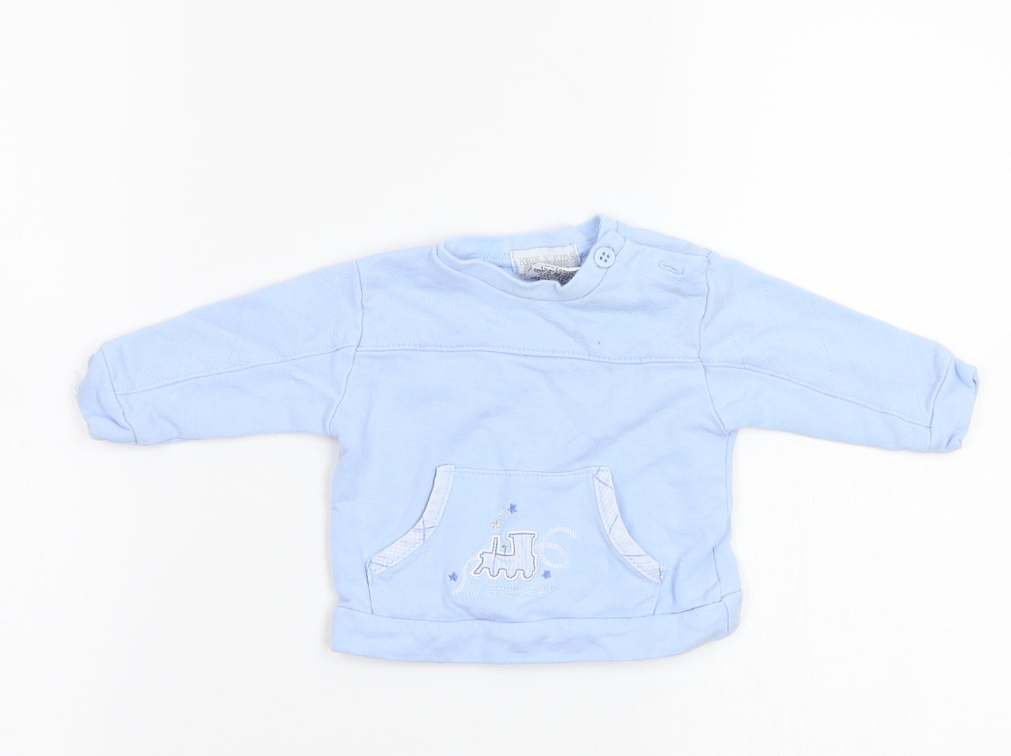 KrisXKids Baby Blue   Pullover Jumper Size 0-3 Months
