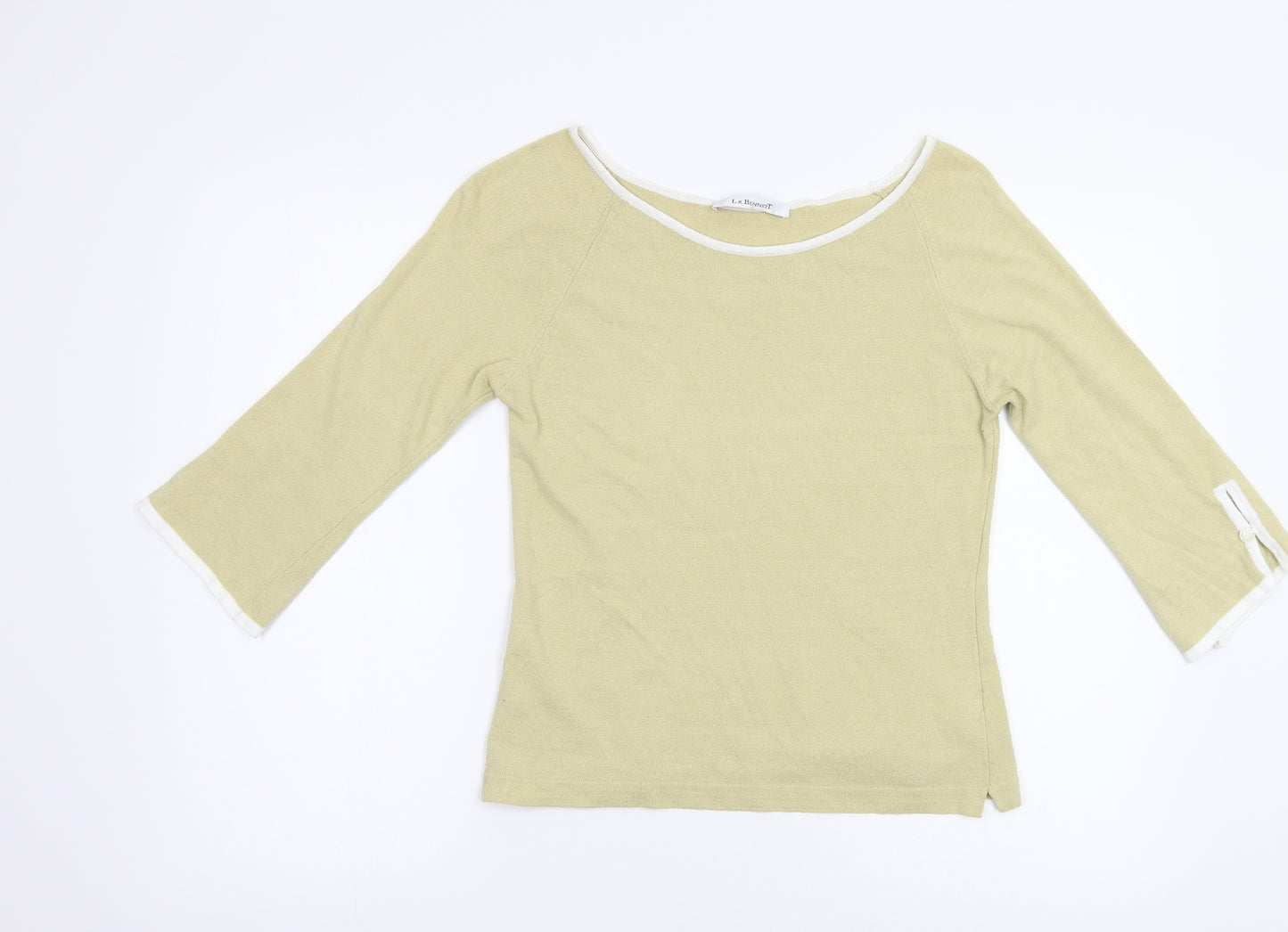 LK Bennett Womens Beige   Basic Blouse Size L