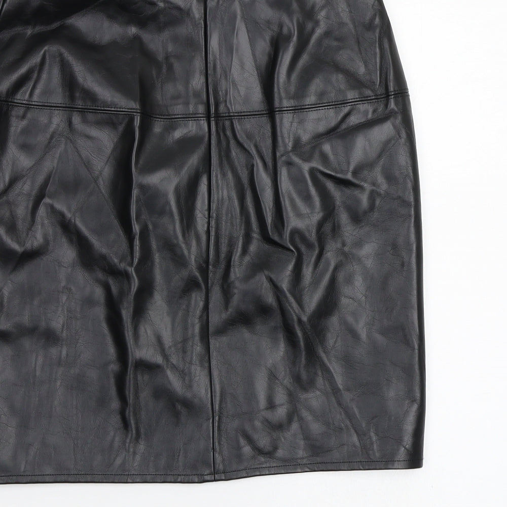 Missguided Womens Black   Mini Skirt Size 10