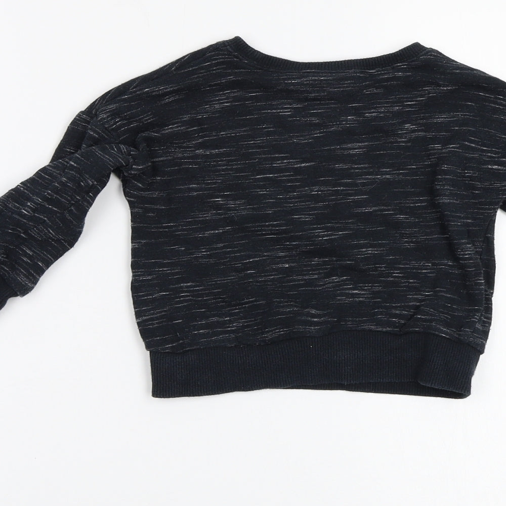 NEXT Baby Black   Pullover Jumper Size 12-18 Months  - unicorn