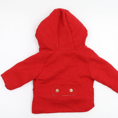Bibicola Baby Red   Basic Coat Jacket Size 18 Months  - Minnie Mouse