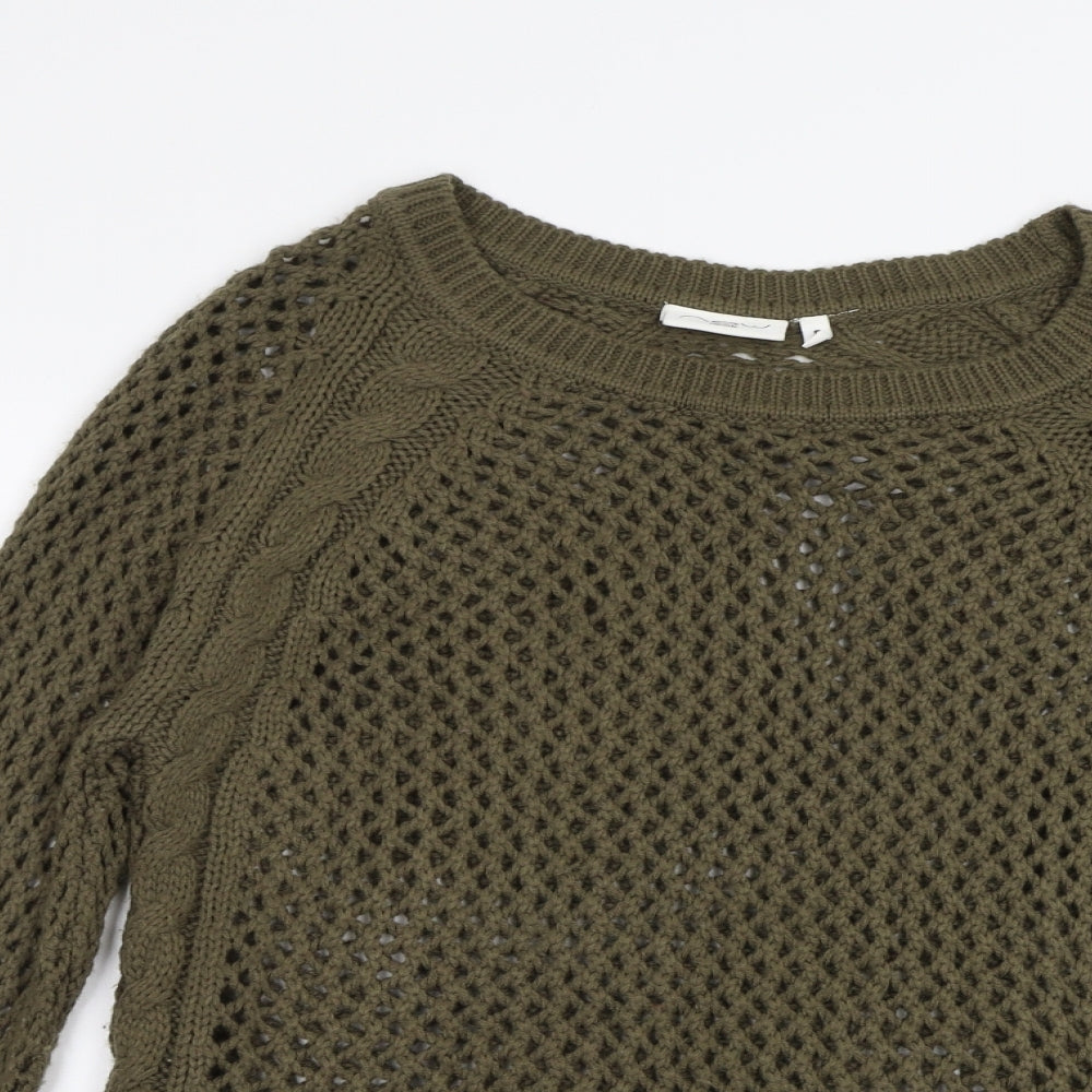 New Look Womens Green   Pullover Jumper Size 8